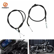 Push &amp; Pull Throttle Line Cable Wire Set For Honda CB350 400 550 750L CL360 Shadow ACE Aero Sabre Spirit Moto Accessorie