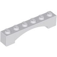 Lego Arch Light Grey 92950 1x6