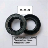 MESIN OIL seal Crankshaft Starting Handle Diesel Engine S195 S1100 S1110 s1115 Zh1115 zh1115 35x58x1