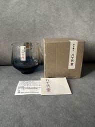 全新 江戶硝子 八千代窯星空杯 日本製 手工金箔玻璃杯清酒杯