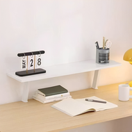 Clamp On Desk Shelf Desk Extension Shelf Adjustable Desk Extender Side Table Single Layer Above Or U