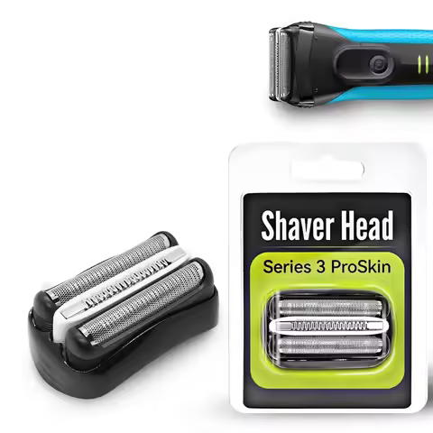 21B S3 Wet and Dry Replacement Heads for All Braun Series 3 Electric Shavers 3040s 300s 310s 320s 36