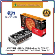 SAPPHIRE NITRO+ AMD Radeon RX 7800 XT Gaming OC 16GB GDDR6 Dual HDMI / Dual DP