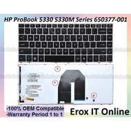 Hp ProBook 5330 5330M Series 650377-001 Laptop Keyboard