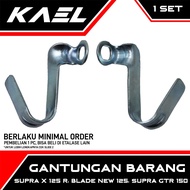 GANTUNGAN WHOLESALE Supra X 125 R New Helmet Hanger In PGMFI GTR & Blade FI Hanging Hook KAEL