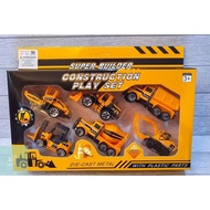 Boys' Toys Diecast Construction Car Heavy Equipment Construction Beko Vehicle contents 6 pcs