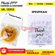 Opp Plastic 12x12 Patterned Opp Plastic/ Opp Plastic/ Thick Opp Plastic/ Bakery Opp Plastic/