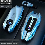 BMW Key Cover Titanium Alloy for Series 2 3 5 X1 X3 X5 iX1 iX2 i5 iX| Car Accessories Sarung Kunci