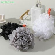 DayDayTO   1 Piece Of Soft Loofah Sponge Bath Ball For Soap 2-in-1 Soap Dispenser And Body Scrub Bat