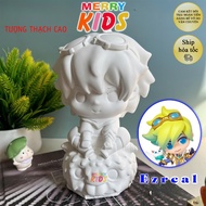 Plaster Statue of General Ezreal, Large Size, 17cm Height, MERRY KIDS Plaster Statue