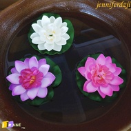 JENNIFERDZJI 7pcs/set Artificial Lotus Plant, 10cm Lifelike Lotus Flower, Fake Lotus Plant Random Co