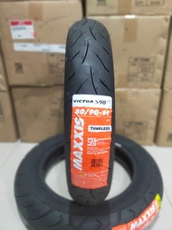 Ban Motor MAXXIS VICTRA 80/90-14 Soft Compound Ring 14 Tubeless Gratis Pentil