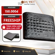 Men's Wallet with High Quality Embossed Leather, Luxurious Horizontal Shape, Holds Money & Cards Nea