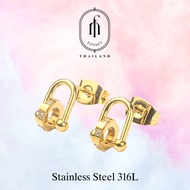 ต่างหูแฟชั่น StainlessSteel 316L