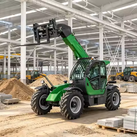 Customized Plant Quality 2.5ton 3.5ton Telehandler Crane 6m 7m 10m Maximum Lifting Height Telescopic