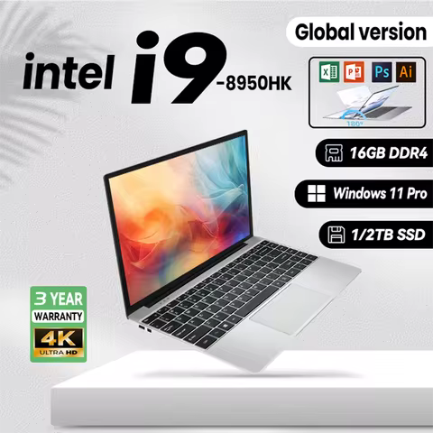 NEW intel Core i9-8950HK laptop 16GB RAM 2TB SSD Portable laptops 1920*1080 i9-8950hk Notebook compu