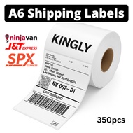 AWB Thermal Label Roll | A6 Thermal Label Sticker | AWB Thermal Paper (A6 Size, 100mm x 150mm, 350pc