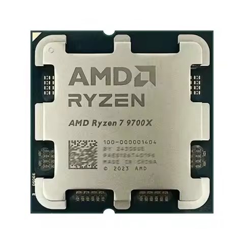 9700X Processor 5.5GHz 8-Core 16-Thread 40MB Game Cache 4NM TDP 65W Socket AM5 CPU Zen 5 but no fan