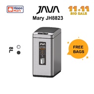 JAVA Dustbin | MARY | JH8823 | 8L | Sensor Slim | Soft Closing | Trash Bin | Dustbin for Kitchen