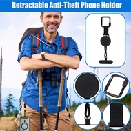 Retractable Phone Tether Retractable Phone Lanyard Tether Harness with Carabiner Anti-Drop Cellphone