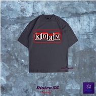 [ New] Kaos Band Korn Vintage Oversize Tshirt (Oversized Tee) Korn Box