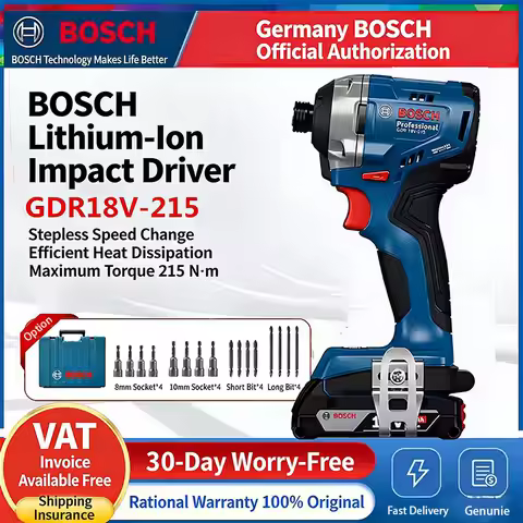 Bosch GDR18V-215 Electric Wrench Brushless Impact Driver Cordless Screwdriver Lithium-Ion Drill Hous
