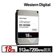 WD Ultrastar DC HC550 18TB 3.5吋企業級硬碟