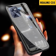 [A10] Realme C35 Case Realme C35 Glitter Glass Softcase Realme C35 Phone Case/ Realme C35 Case/