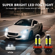 2x For Peugeot RCZ 2010-2015,Traveller 2016-2017,Rifter 2018-2019 LED H8 H11 Fog Light Bulb Car DRL 
