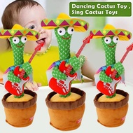 Cute Dancing Cactus Plush Toy Talking Cactus Early Education Toys
