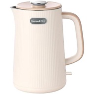 Nueve&Five 1.7L (57oz) Large Electric Kettle Perfect for 7+Cups of Tea and Coffee,2 quarts Double Wa