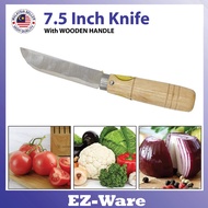 7.5" Wooden Handle Fruits Knife