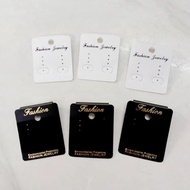 Set of 50 jewelry tags, accessories tags, earrings set size 4x5