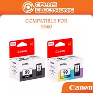 Canon Ink PG-89 Black / CL-99 Colour Black / Colour Ink Cartridge Ink for Canon E560/E560R Pixma Pri