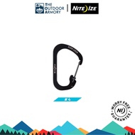 Nite Ize SlideLock Carabiner Stainless Steel 4 - Black