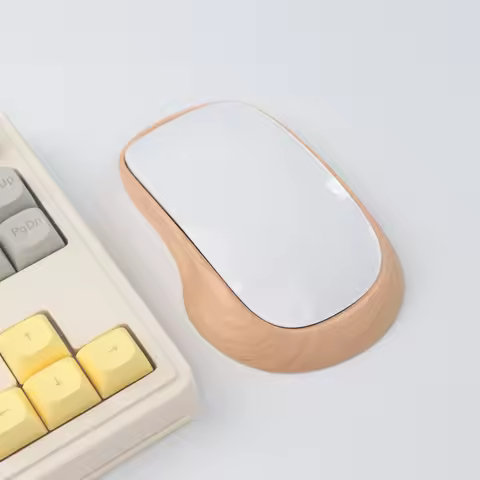 Solid Wood Protective Case for Apple Magic Mouse Ergonomic Mouse Grip Mouse Accessories for Better C