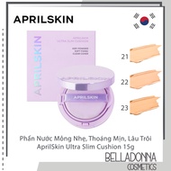 Phấn Nước Mỏng Nhẹ Thoáng Mịn Lâu Trôi April Skin Ultra Slim Cushion SPF 50+ / PA+++ 15g