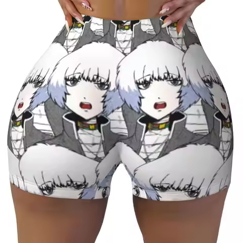 Custom Shin Tsukimi YTTD Game Anime Workout Shorts Women's Ranmaru Kageyama Gym Volleyball Biker Yog