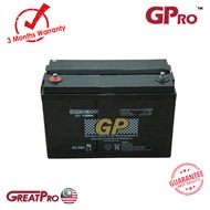 GPOWER GPP121200 12V 120AH BACKUP BATTERY RECHARGEABLE SEALED LEAD ACID BATTERY -GREATPRO