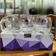 Ly Thủy Tinh Bộ 6 Ly Thủy Tinh Ly Rock Thủy Tinh Pha Lê Uống Whisky Rượu Mạnh Cốc Uống Rượu Wine Gla