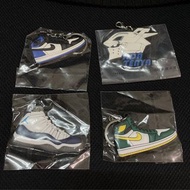 Nike 、喬登運動鞋籃球鞋、Hda Tenya造型硅膠鑰匙圈吊飾/一個（庫存四個可選）@ C179