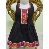 Baju Tradisional moden kanak-kanak Sabah corak Dusun Kujau