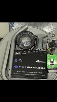 Promo Paket Parabola MOLA Nex Hitam antena mini 45cm Limited