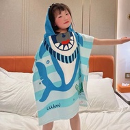 Children's Poncho Towel 60x120cm/ Character Children's Towel/ Hoodie Towel