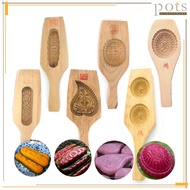 Wood Traditional Ang Ku Kuih Long Coin Shape AngKu Kueh Red Tortoise Cake Teochew Kueh Mould Mold 金钱