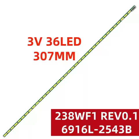 LED backlight for LM238WF1 SLK1 238WF1 REV0.1 6916L-2543B 6916L-2543C 36led 307mm