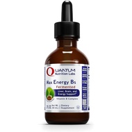Quantum Nutrition Labs Max Energy B - Vitamin B Complex Liquid Drops, Organic Supplement for Women a