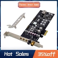 PCIe X1 CM8828 7.1CH Lossless Dts Sound Card Fiber Optic Coaxial Sound Card Module