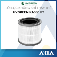 Lõi lọc diệt khuẩn cho Máy lọc không khí UVGREEN KA350 FT - Hepa H13 Lọc 3 lớp Bụi mịn