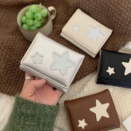 3-fold wallet for women with many compartments with embossed star pattern, super Hot new model, Kore